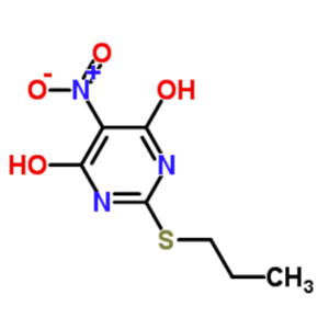 4，6-二羥基-5-硝基-2-丙硫基嘧啶