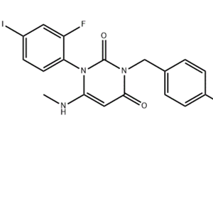 1-(2-氟-4-碘苯基)-3-(4-甲氧基芐基)-6-甲氨基-1H-嘧啶-2,4-二酮