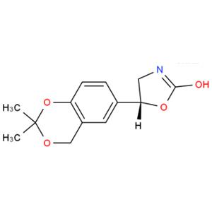 (5R)-5-(2,2-二甲基-4H-1,3-苯并二氧雜環(huán)己-6-基)-1,3-惡唑烷-2-酮