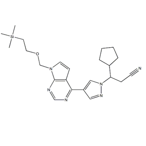 3-環(huán)戊基-3-[4-(7-(2-(三甲基硅基)乙氧基]甲基-7H-吡咯并..