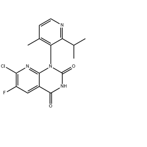 7-氯-6-氟-1-(2-異丙基-4-甲基吡啶-3-基)吡啶并[2,3-D]..