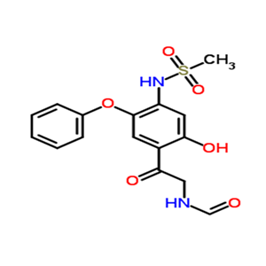 N-[5-羥基-4-(2-甲酰氨基)乙?；?2-苯氧基]苯基甲磺酰胺