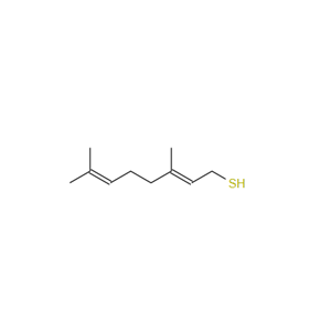 (E)-3,7-二甲基-2,6-辛二烯-1-硫醇；39067-80-6