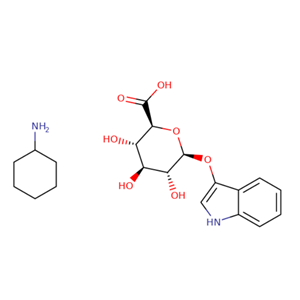 3-吲哚基-β-D-葡萄糖醛酸環(huán)己基銨鹽