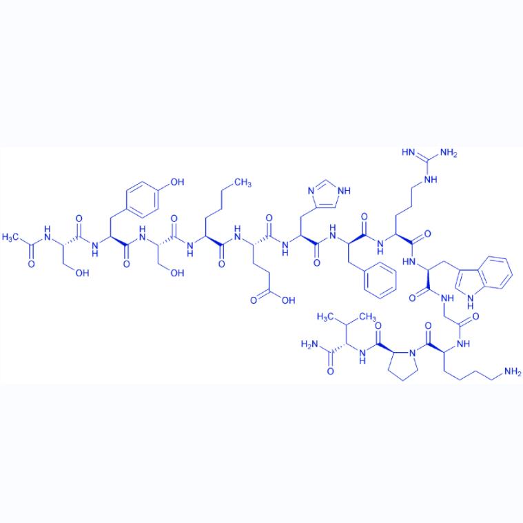 Melanotan I 75921-69-6；1566590-77-9(醋酸鹽).png