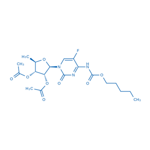 5'-脫氧-5-氟-N-[(戊氧基)羰基]胞苷 2',3'-二乙酸酯 162204-20-8