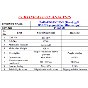 付玫瑰苯胺 467-62-9 Pararosaniline Base 副品紅堿