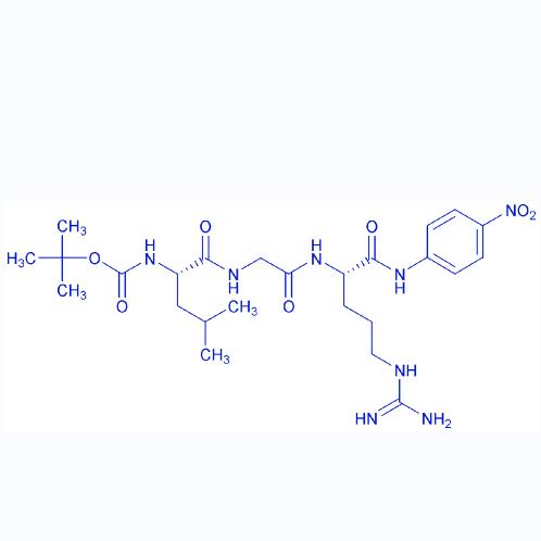 Boc-Leu-Gly-Arg-PNA.HCl  68223-96-1；71730-95-5.png