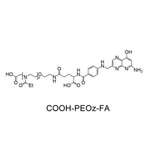 羧基-聚(2-乙基-2-噁唑啉)-葉酸；COOH-PEOz-FA