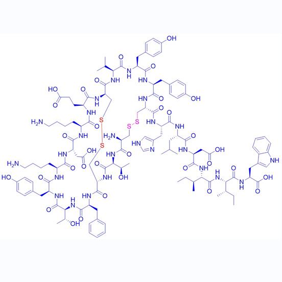 Endothelin 3, human, rat 117399-93-6；125692-40-2.png