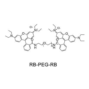 羅丹明-聚乙二醇-羅丹明；RB-PEG-RB