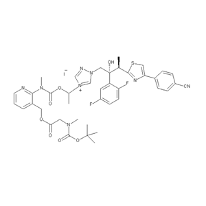 碘化N-甲基-N-BOC-甘氨酸,[2-[[[1-[1-[(2R, 3R)-3-[4-(4-氰基苯基)-2-噻唑基]-2-(2, 5-二氟苯基)-2-羥丁基]-1H-1, 2, 4-三唑鎓-4-基]乙氧基]羰基]甲氨基]-3-吡啶基]甲酯