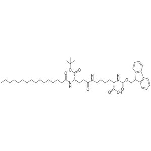 Fmoc-Lys (Pal-Glu-otBu)-OH；1491158-62-3； TEL19983060238