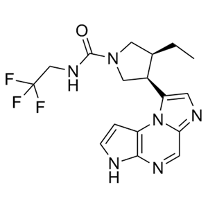 烏帕替尼Upadacitinib (ABT-494) 是一種高效，有選擇性的JAK1抑制劑，用于治療一些自身免疫性疾病