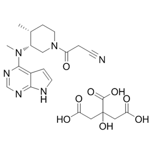 枸櫞酸托法替尼Tofacitinib citrate是 JAK1/2/3 抑制劑