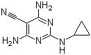 CAS 登錄號：112636-83-6, 地昔尼爾, 4,6-二氨基-2-環(huán)丙基氨基嘧啶-5-腈