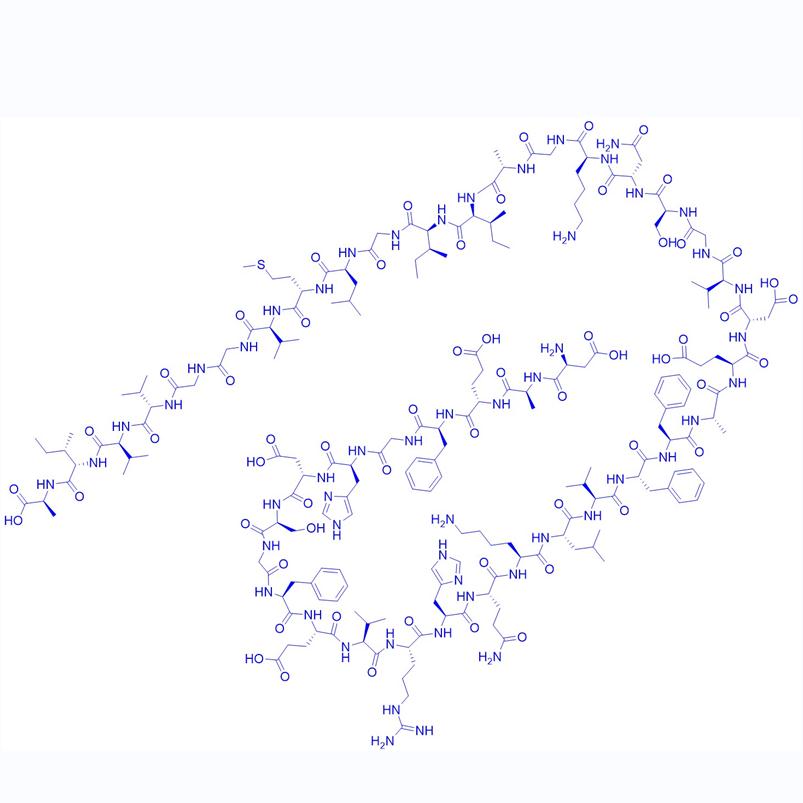 Amyloid β-peptide (1-42) (rat) 166090-74-0.png