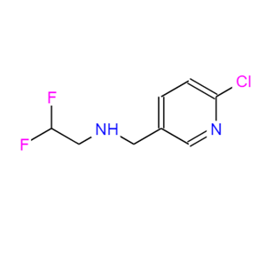 N-［（6-氯-3-吡啶）］甲基-2，2-二氟乙胺