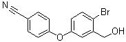 CAS 登錄號：906673-45-8, 4-[4-溴-3-(羥基甲基)苯氧基]苯甲腈