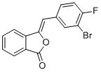 CAS 登錄號(hào)：1423030-14-1, (Z)-3-(3-溴-4-氟芐亞基)異苯并呋喃-1(3H)-酮