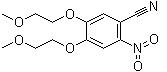 CAS 登錄號：236750-65-5, 4,5-雙(2-甲氧基乙氧基)-2-硝基苯甲腈