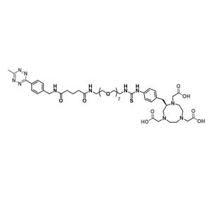 MeTz-PEG7-NOTA，甲基四嗪-七聚乙二醇-NOTA，Me-Tetrazine-PEG7-NOTA