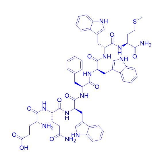 [D-Glu5,D-Trp7,9,10]-Substance P (5-11) 289632-61-7.png