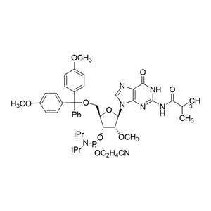 '-O-(4,4-二甲氧基三苯甲基)-2'-O-甲基-N-異丁?；B苷-3'-(2-氰基乙基-N,N-二異丙基)亞磷酰胺