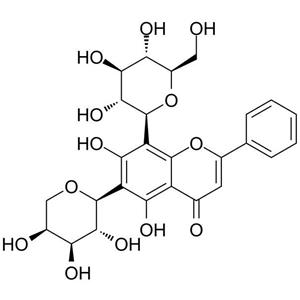 白楊素-6-C-阿拉伯糖-8-C-葡萄糖苷_185145-33-9