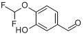 CAS:151103-08-1_4-二氟甲氧基-3-羥基苯甲醛的分子結(jié)構(gòu)