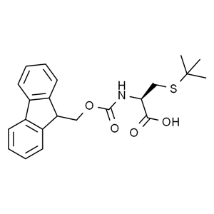  Fmoc-Cys(tBu)-OH，N-Fmoc-S-叔-丁基-L-半胱氨酸