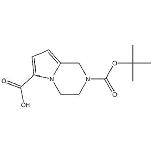 2-[(叔丁氧基)羰基]-1H,2H,3H,4H-吡咯并[1,2-A]吡嗪-6-羧酸  1363380-86-2