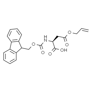 Fmoc-Asp(OAll)-OH，F(xiàn)moc-L-天冬氨酸 4-烯丙酯