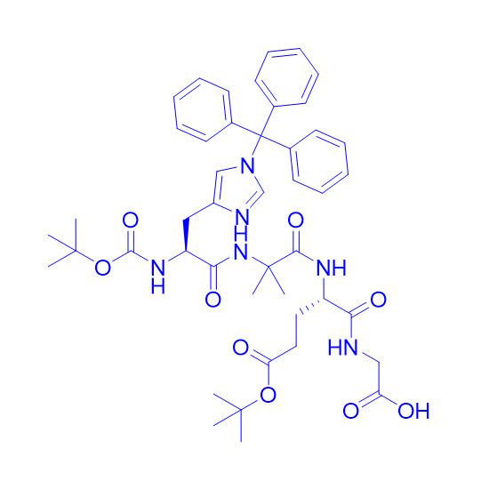 Boc-His(Trt)-Aib-Glu(tBu)-Gly-OH 1890228-73-5.png