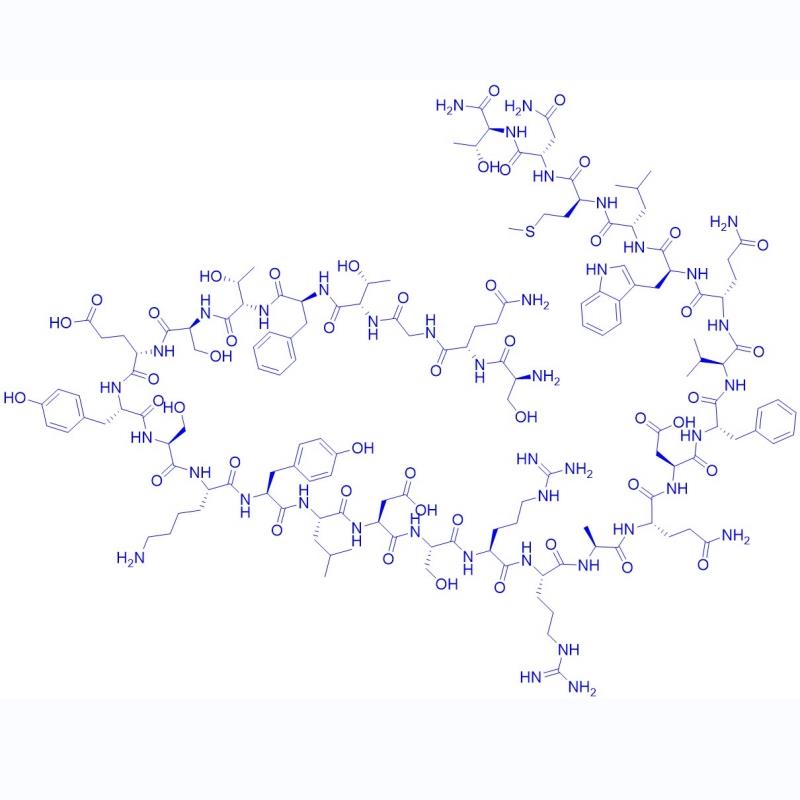 [Des-His1，Glu9]-Glucagon (1-29), amide  110084-95-2.png