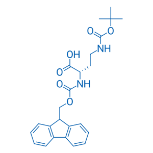 Fmoc-Dab(Boc)-OH，N-芴甲氧羰基-N'-叔丁氧羰基-L-2,4-二氨基丁酸