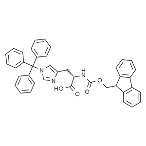 Fmoc-His(Trt)-OH，N-芴甲氧羰基-N'-三苯甲基-L-組氨酸