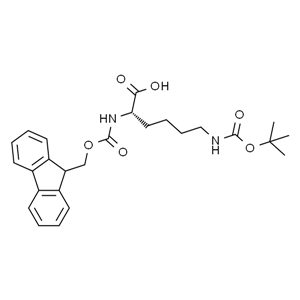 Fmoc-Lys(Boc)-OH，Nα-芴甲氧羰基-Nε-叔丁氧羰基-L-賴氨酸