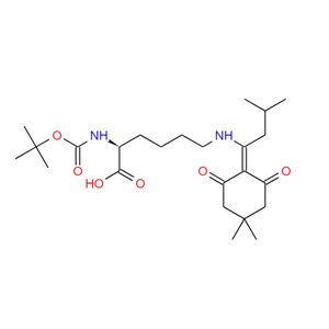 Boc-Lys(ivDde)-OH，叔丁氧羰基-N'-甲基三苯甲基-L-賴氨酸·二環(huán)己基銨鹽