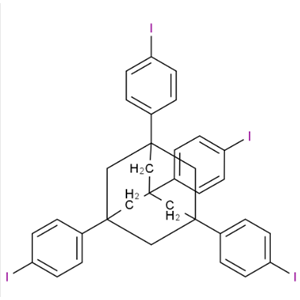 1,3,5,7-四(4-碘苯基)金剛烷 1,3,5,7-Tetrakis(4-iodophenyl)adamantane  144970-30-9 克級供貨，可按客戶需求分裝 