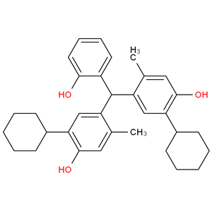 2-[Bis(5-cyclohexyl-4-hydroxy-2-methylphenyl)methyl]phenol