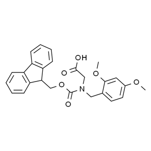 Fmoc-(Dmb)Gly-OH，F(xiàn)moc-N-(2,4-二甲氧基芐基)-甘氨酸