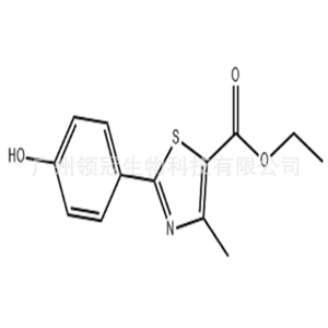 2-(4-羥基苯基)-4-甲基噻唑-5-甲酸乙酯     CAS:161797-99-5