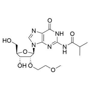N-(9-(((2R,3R,4R,5R)-4-)羥基-5-(羥甲基)-3-(2-甲氧基乙氧基)四氫呋喃-2-基)-6-氧代-6,9-二氫-1H-嘌呤-2-基)異丁酰胺
