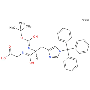 Bos-His(Trt)-Gly-OH，叔丁氧羰基-組氨酸(三苯甲基)-甘氨酸