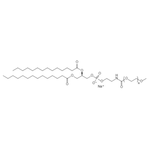 二肉豆蔻酰磷脂酰乙醇胺-聚乙二醇2000（鈉鹽）