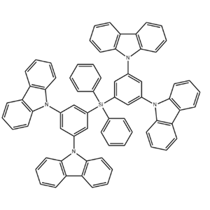二[3,5-二(9H-咔唑-9-基)苯基]二苯基硅烷;雙[3,5-二(9H-咔唑-9-基)苯基]二苯基硅烷