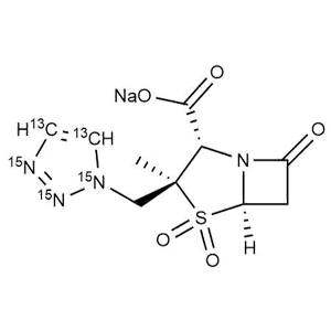 他唑巴坦-[13C2，15N3]鈉鹽