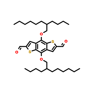 2085753-68-8；2,6-二醛基-4,8-雙[(2-丁基辛基)氧基]-苯并[1,2-B:4,5-B']二噻吩