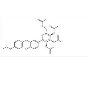 (2R,3R,4R,5S,6S)-2-(乙酰氧基甲基)-6-(4-氯-3-(4-乙氧基芐基)苯基)四氫-2H-吡喃-3,4,5-三乙酸酯